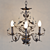 Elegant Grove 4-Light Chandelier 3D model small image 1