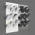 Squama Decorative Bookshelf: Modern Design by Dmitry Kozinenko 3D model small image 1