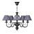 Freya Emily Modern Pendant Light 3D model small image 1