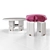 Flamingo Coffee Table & Pouf Set 3D model small image 1