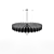 Buzzi Pleat 100: Sleek & Stylish Pleated Design 3D model small image 2