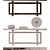 Heston Rustic Geometric Console 3D model small image 2