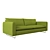 Bellus Casper: Scandinavian Sofa with Smooth Finish 3D model small image 2