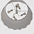 Modern Grayson Drum Chandelier: Sleek Design & Stunning Illumination 3D model small image 3