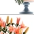 Title: Blushing Beauty: Bouquet of Lilies 3D model small image 2
