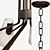 Elegant Patten 8-Light Chandelier 3D model small image 2