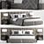 Elegant Designer Bed 3D model small image 1