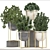 Luxury Interior Plant Collection 3D model small image 3