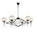 Elegant Midnight Glow Chandelier 3D model small image 1