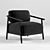 Elegant BB3 Lounge Chair - Perfect Blend of Comfort and Style 3D model small image 1