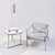 Dale Italia T-101 Chair: Stylish and Versatile 3D model small image 3