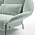 Elegant Ligne Roset Paipai Armchair 3D model small image 2