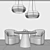 Modern Euforia Lounge Chair & Cono Table | AndCosta Crystal Pendant 3D model small image 2