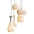 Drops Wonen Hanging Light 3D model small image 1