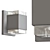 Sleek LED Wall Light: Tech Lighting Voto 3D model small image 1