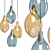 Sleek LED Pendant: YBFQ Elegance 3D model small image 1