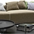 Delano de Pianca Sofa: Sleek and Stylish Seating 3D model small image 3