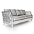 Thompson Sandstone Sofa 3D model small image 3