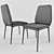 IDDesign Nero Chair: Sleek and Stylish Seating Solution 3D model small image 2
