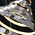 ET2 Hoops LED Pendant: Modern Illumination at Its Best 3D model small image 2