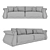 Nessie Storage Sofa 3D model small image 2