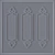 Elegant Oval Mirror - Castle Ambiance 3D model small image 3