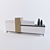 Sleek Side Drawer 3D model small image 1