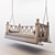 Elegant 2-Seater Divan Kachela 3D model small image 3