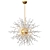 Elegant White Diallo Chandelier 3D model small image 1