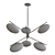 Mushroom Flare Chandelier 3D model small image 3