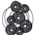 Wall Art Collection: Loft Discs and Metal Decor 3D model small image 2