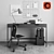 Minimalist Workspace Set 3D model small image 1