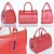 Furla Candy Bauletto Bag: Chic and Transparent Elegance 3D model small image 1