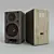 Vintage Vega Acoustic Speakers 3D model small image 2