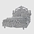 Elegant Murano Grilli Set 3D model small image 3