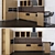 Modern Oak Kitchen Set (ADM) 3D model small image 1