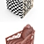 Modern Geo Armchair: Stylish & Comfortable 3D model small image 3