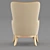 Elegant Veronica Chair 3D model small image 2
