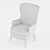 Elegant Veronica Chair 3D model small image 3