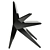 Lamberti Star: Sleek Aluminum Chair 3D model small image 2