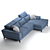Estelio Modular Boomer Sofa 3D model small image 2