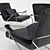 Mauro Lipparini Super Hella Armchair 3D model small image 2