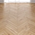 Beech Wood Parquet: Deck, Chevron & Herringbone 3D model small image 2