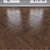 American Walnut Parquet - Herringbone, Linear & Chevron 3D model small image 2