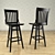 Mantel Swivel Bar Stool: Authentic 3D Model 3D model small image 2