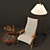 Mid Century Lounge Set v.1 | High-Quality Textures, Optimized Geometry 3D model small image 2