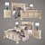 Bolanburg Queen Bed Set with Nightstands 3D model small image 2