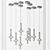 Elegant Wonder Suspension Lamp 3D model small image 1