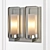 Modern Brushed Nickel Vanity Light 3D model small image 1