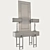 Luxury Mirror Console Set 3D model small image 2